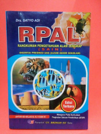 RPAL (rangkuman pengetahuan alam lengkap) SAIN disertai presiksi uas (ujian akhir sekolah) : untuk SD kelas III, IV,IV, V dan VI