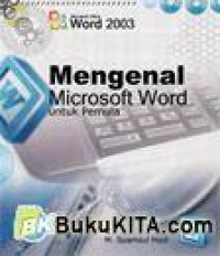 Mengenal Microsoft Word Untuk Pemula
