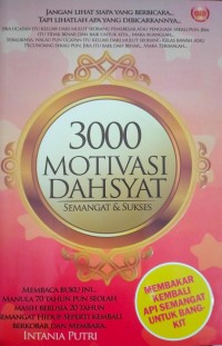 3000 motivasi dahsyat semangat dan sukses