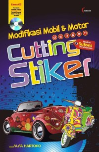 Modifikasi mobil dan motor dengan cutting stiker