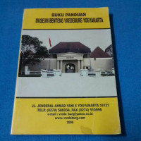 Buku Panduan Museum Benteng Verdeburg Yogyakarta